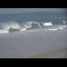 Gegen Nachmittag werden die Wellen höher